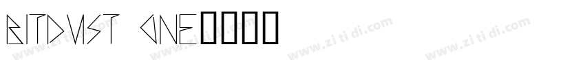 BITDUST ONE字体转换